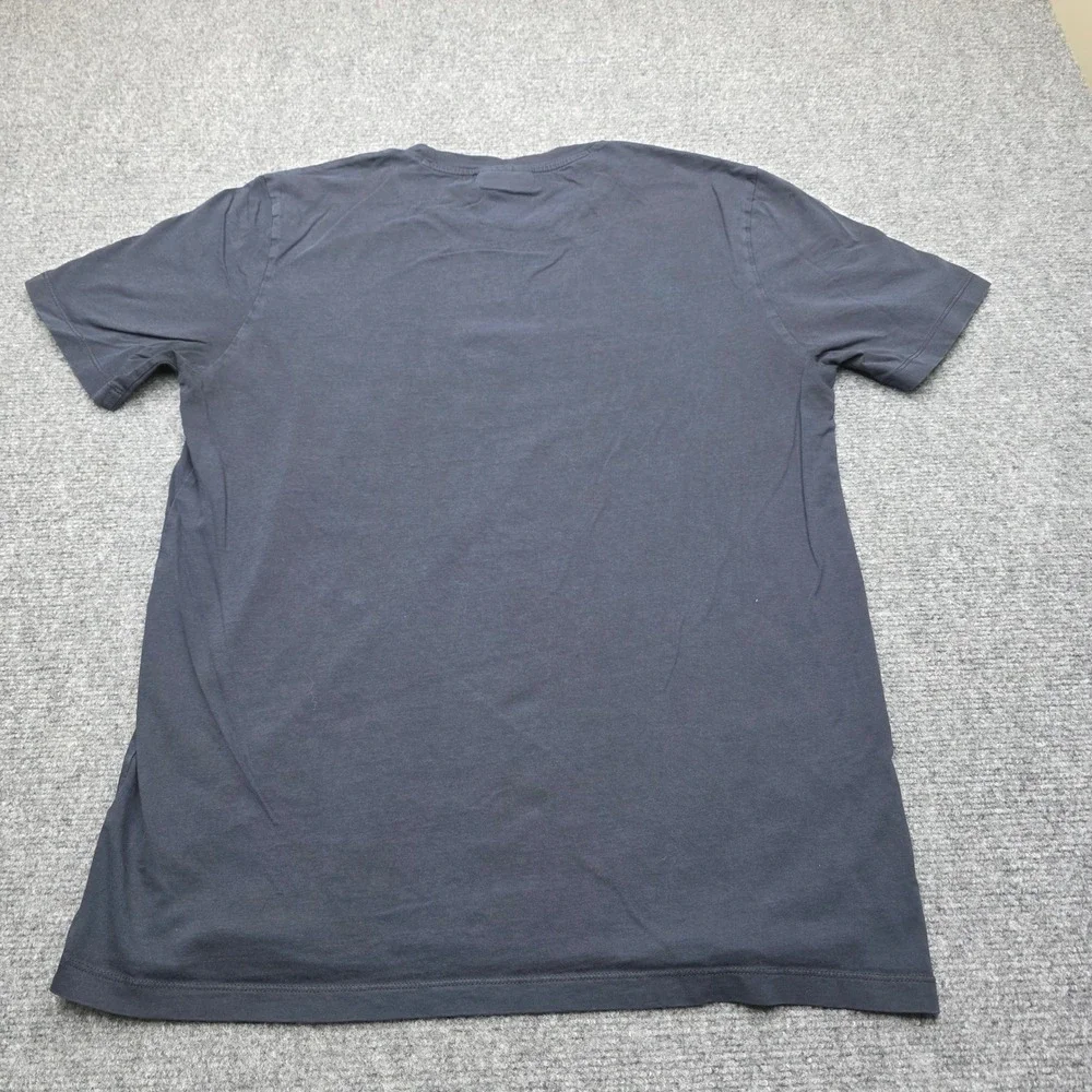 HUGO Hugo Boss Vertical Logo T-Shirt Unisex Large Black Made in Portugal Cotton - Picture 7 of 7